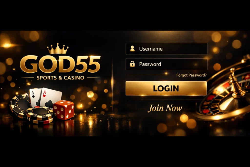Steps for GOD55 Login
